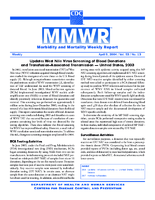 MMWR Morbidity and Mortality Weekly Report Vol 53 No 13 April 9 2004