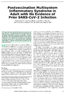 Postvaccination Multisystem Inflammatory Syndrome in Adult with No Evidence of Prior SARSCoV2 Infection