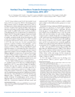 Nonfatal Drug Overdoses Treated in Emergency Departments  United States 20162017