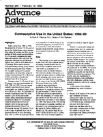 Contraceptive Use in the United States 198290