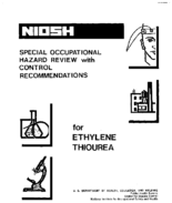 Special Occupational Hazard Review with Control Recommendations for Ethylene Thiourea 1978