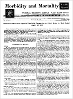 Morbidity and Mortality Weekly Report Vol 1 No 12 March 28 1952