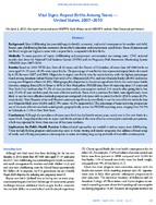 Vital Signs Repeat Births Among Teens  United States 20072010