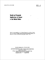 Social and Economic Implications of Cancer in the United States