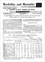 Morbidity and Mortality Weekly Report For release March 25 1960 Vol 9 No 11