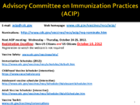 Advisory Committee on Immunization Practices ACIP June 2021 2012  welcome  introductions