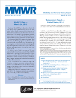 MMWR Morbidity and Mortality Weekly Report Vol 64 No 10 March 20 2015