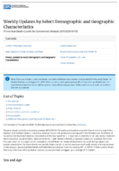 Weekly Updates By Select Demographic And Geographic Characteristics Provisional Death Counts for Coronavirus Disease COVID19 20210811