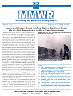Use of Respiratory Protection Among Responders at the World Trade Center Site  New York City September 2001