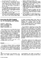 Evaluating the CDC Program for HIV Counseling and Testing