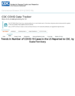 Trends in number of COVID19 cases in the US reported to CDC by stateterritory daily trends in number of COVID19 cases in the United States reported to CDC Aug 30 2020
