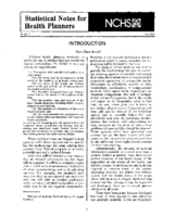 Introduction Statistical notes for health planners