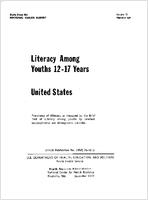 Literacy among youths 1217 years United States