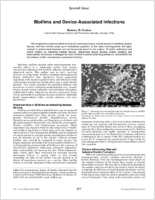Biofilms and deviceassociated infections