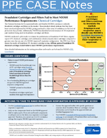 PPE CASE Notes Fraudulent Cartridges and Filters Fail to Meet NIOSH Performance Requriements Chemical Cartridges