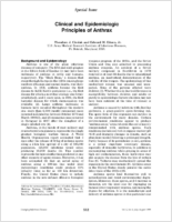 Clinical and epidemiologic principles of anthrax