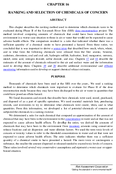 SRS Chapter 16 Ranking and Selection of Chemicals of Concern
