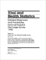 Detailed diagnoses and procedures National Hospital Discharge Survey 1990