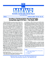 MMWR Morbidity and Mortality Weekly Report Vol 58 No 40 October 16 2009