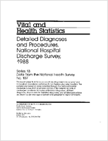 Detailed diagnoses and procedures National Hospital Discharge Survey 1988