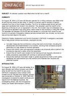 An elevator operator was killed when he fell from a manlift