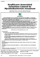 HealthcareAssociated Infections Caused by Mycolicibacterium neoaurum