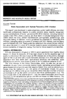 MMWR Morbidity and Mortality Weekly Report February 17 1989  Vol 38  No 6