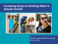 Increasing access to drinking water in schools tool kit  step by step guidance on using the tool kit