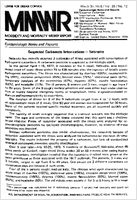 Morbidity and Mortality Weekly Report MMWR March 30 1979  Vol 28  No 12
