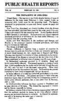 Weekly Reports for FEBRUARY 20 1931