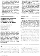 The association of smoking with clinical indicators of altered sex steroidsa study of 50145 women