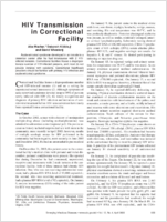 HIV Transmission in Correctional Facility