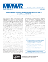 MMWR Morbidity and Mortality Weekly Report Vol 68 No 13 April 5 2019