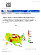FluView Weekly US Map Influenza Summary Update