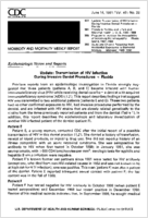 MMWR Morbidity and Mortality Weekly Report June 14 1991  Vol 40  No 23
