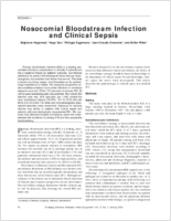 Nosocomial Bloodstream Infection and Clinical Sepsis