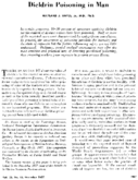 Dieldrin poisoning in man