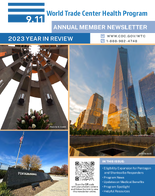 World Trade Center Health Program annual member newsletter  2023 year in review
