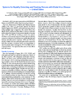 Systems for Rapidly Detecting and Treating Persons with Ebola Virus Disease  United States