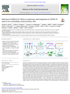 Detection of SARSCoV2 RNA in Wastewater and Comparison to COVID19 Cases in Two Sewersheds North Carolina USA