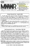 Fatal Occupational Injuries  United States 19801994