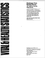 Discharges From Nursing Homes 1977 National Nursing Home Survey