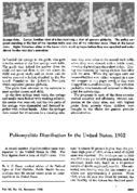 Poliomyelitis distribution in the United States 1952
