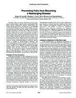 Preventing polio from becoming a reemerging disease