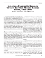 Infectious Pancreatic Necrosis Virus in Scottish Atlantic Salmon Farms 19962001