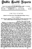 Public health reports  v 15 no 17 April 27 1900