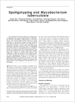 Spoligotyping and Mycobacterium tuberculosis
