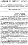Abstract of sanitary reports  v 8 no 33 August 18 1893