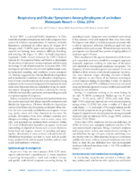 Respiratory and Ocular Symptoms Among Employees of an Indoor Waterpark Resort  Ohio 2016
