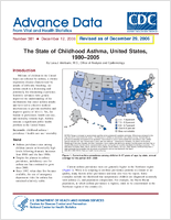 The State of Childhood Asthma United States 19802005